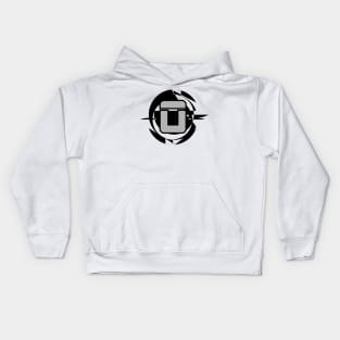 Futuristic Modern Letter O Kids Hoodie